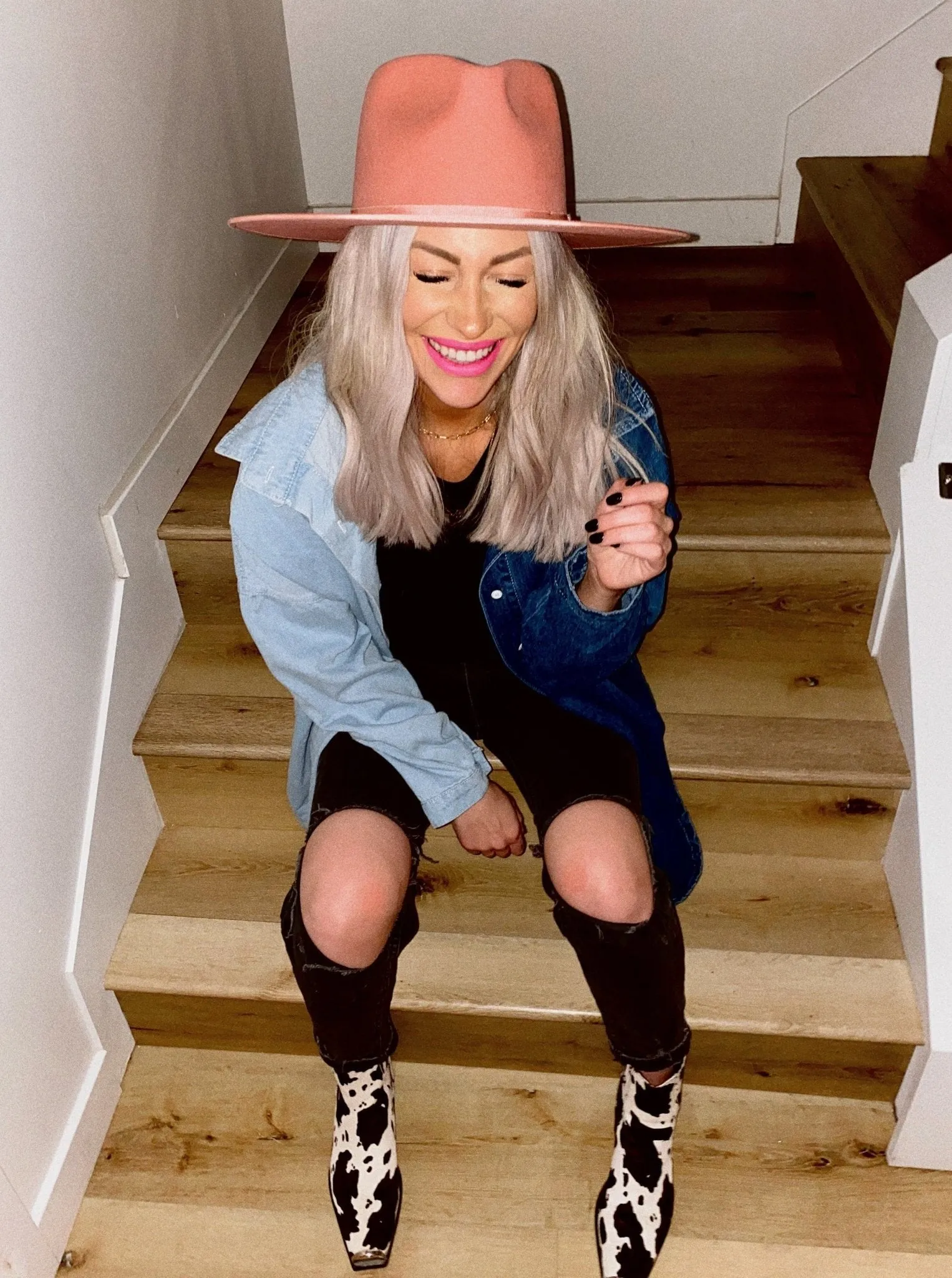 Billie Rancher Hat in Bubblegum sold by Dressed In Lala product image thumbnail 2