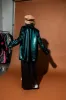 Love You To Saturn Oversized Boyfriend Sequin Blazer sold by Dressed In Lala