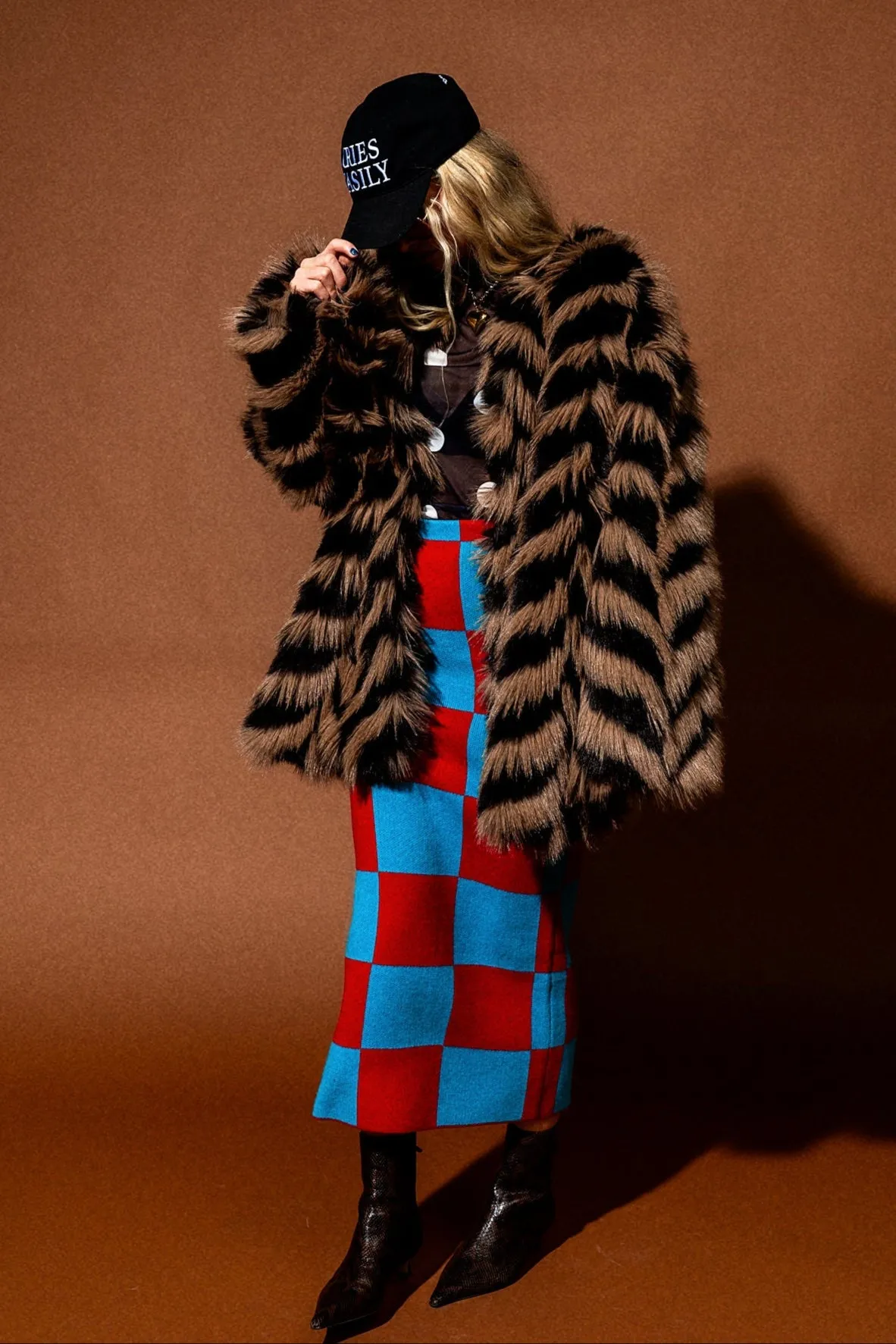 Mob Muse Oversized Faux Fur Coat sold by Dressed In Lala product image thumbnail 2