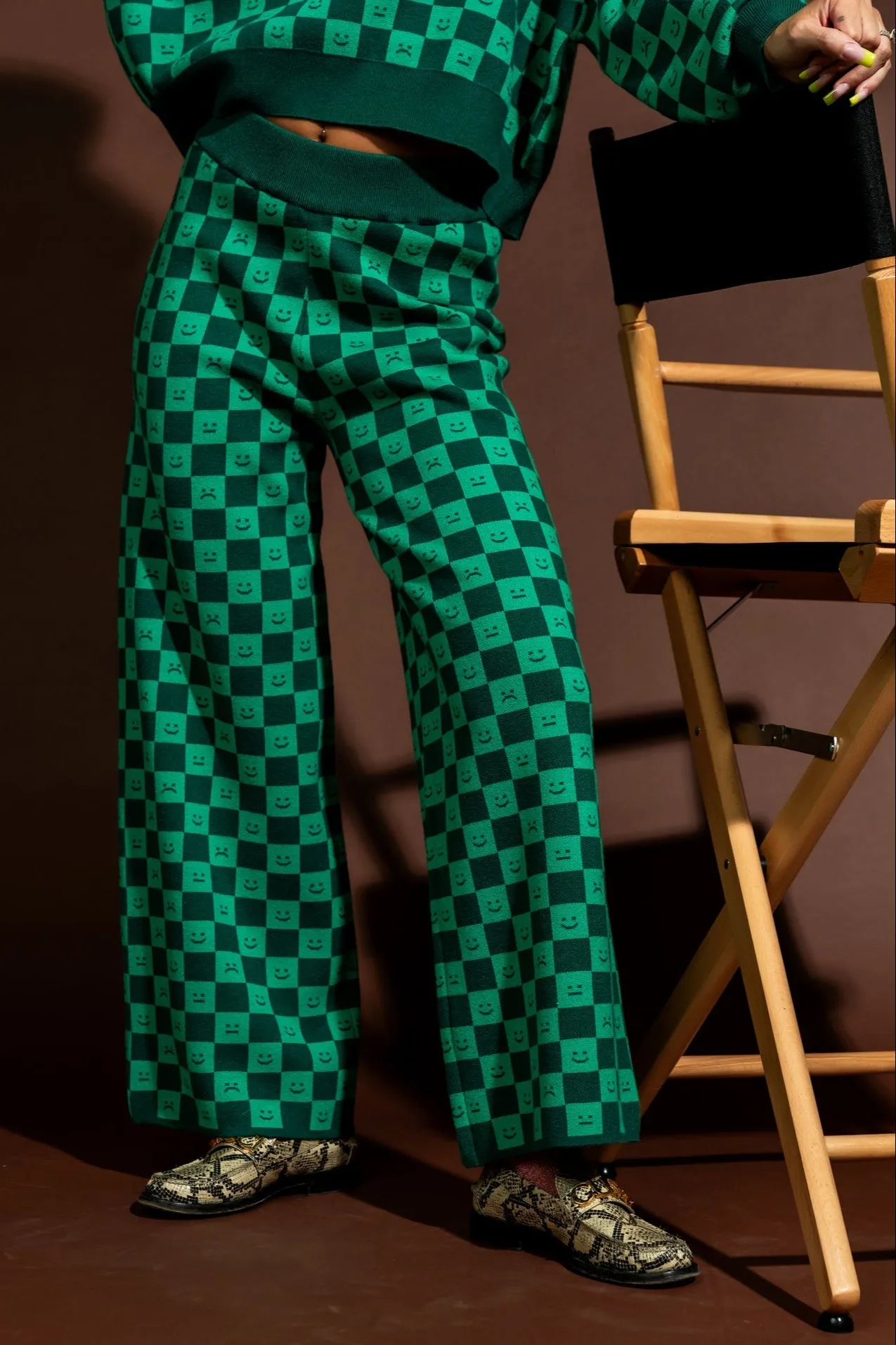 Lots of Feelings Checkerboard Knit Set sold by Dressed In Lala product image thumbnail 5