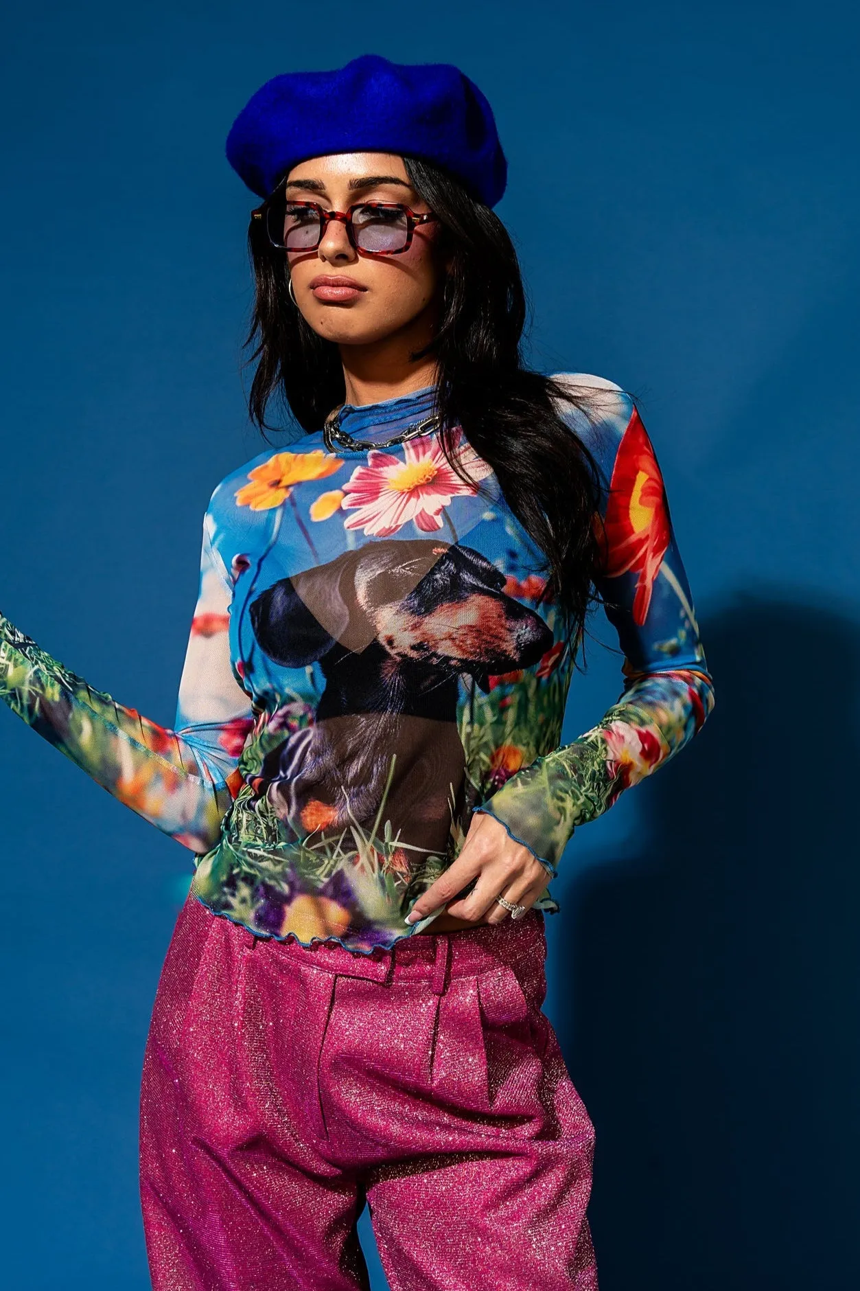 Mesh Top in Walter The Wiener Dog sold by Dressed In Lala