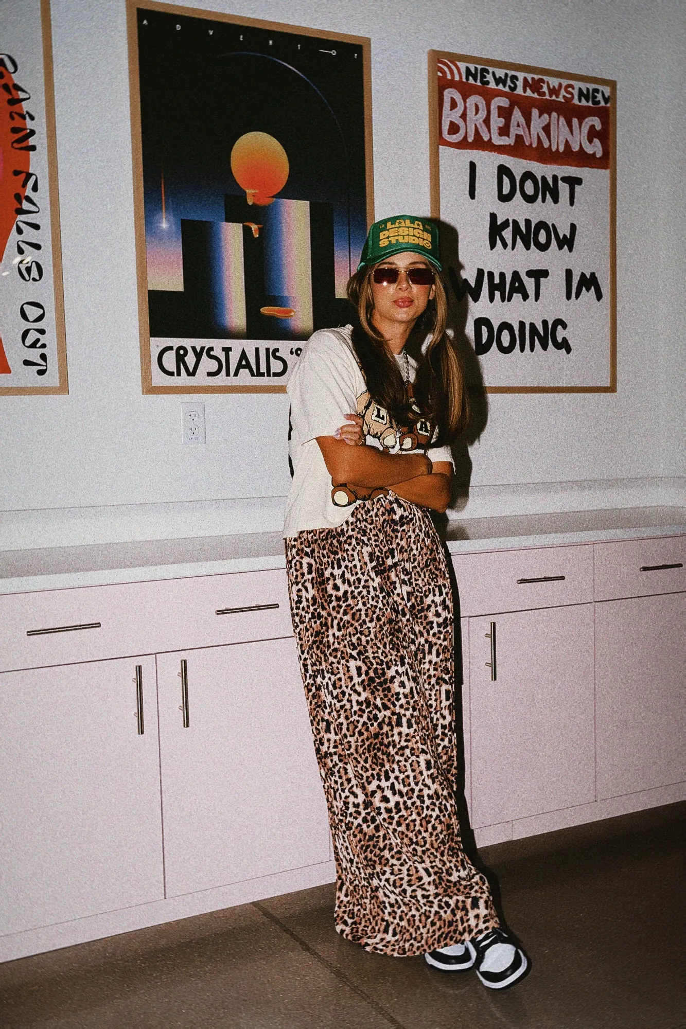 Total Knock Out Pleated Boxer Pants in Leopard sold by Dressed In Lala product image thumbnail 5