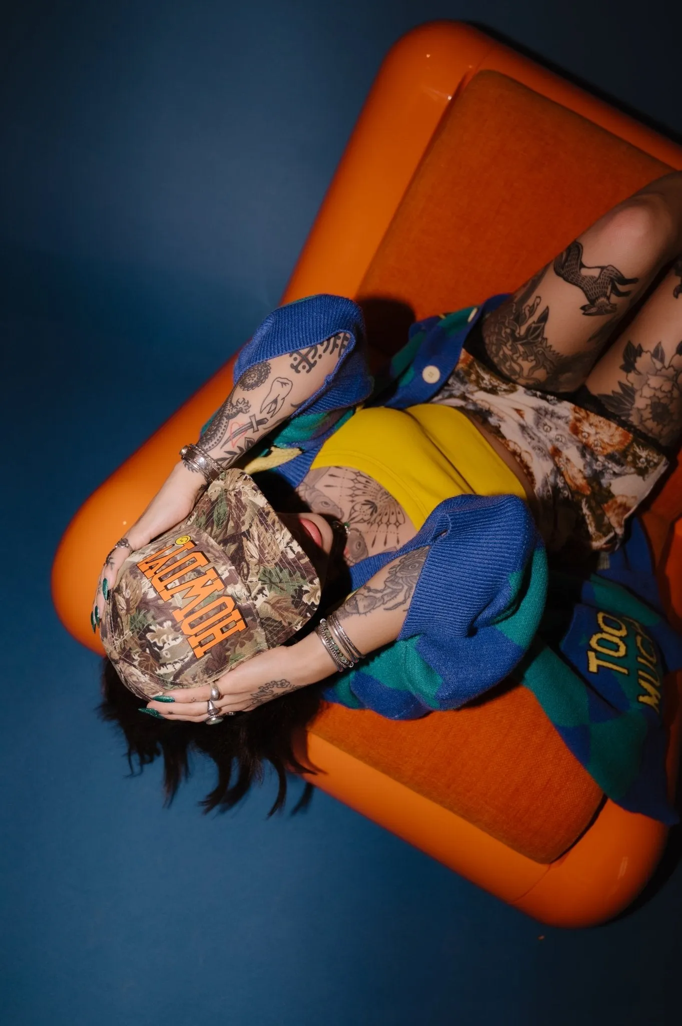 Howdy Camo Trucker Hat sold by Dressed In Lala product image thumbnail 5