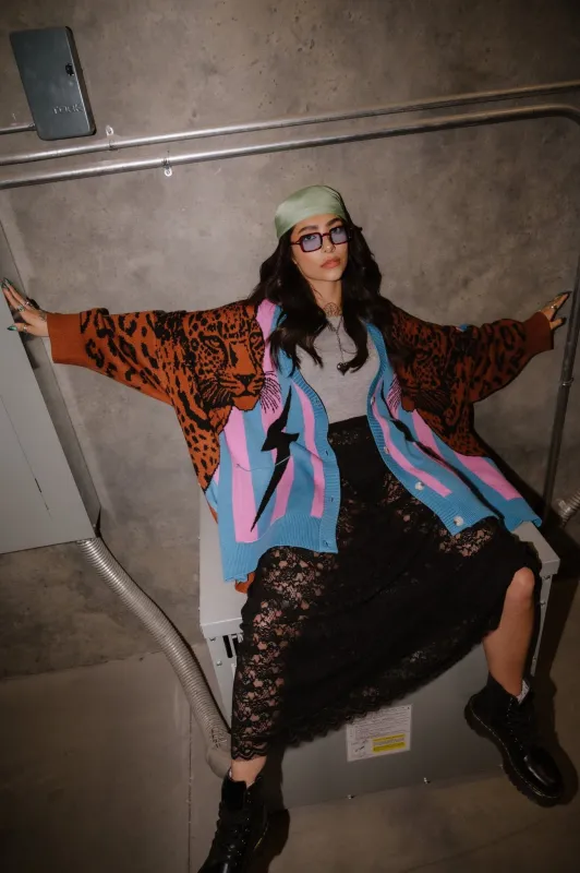 Say It To My Face Oversized Leopard Cardigan *RESTOCKED* sold by Dressed In Lala