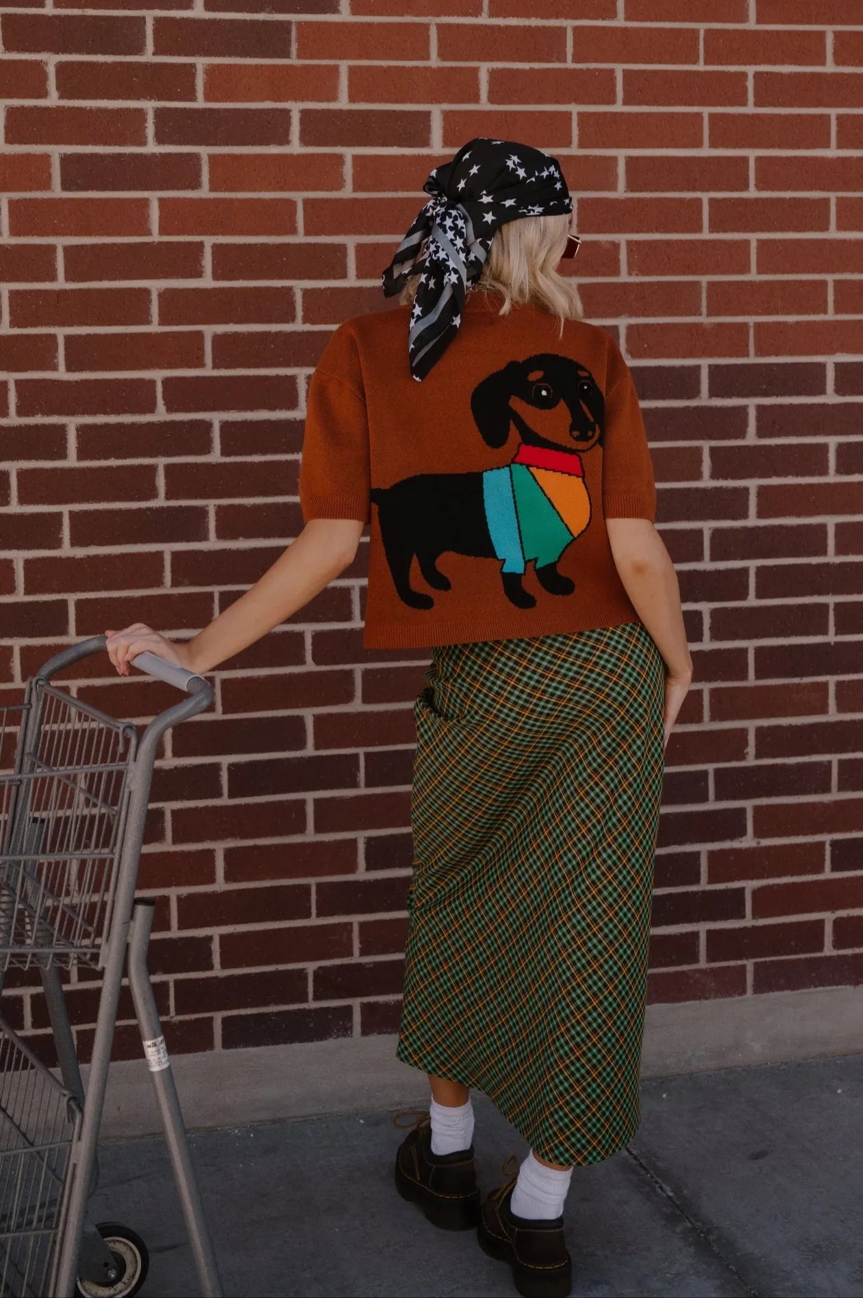 A Girl’s Best Friend Weenie Dog Short Sleeve Cardigan sold by Dressed In Lala product image thumbnail 3