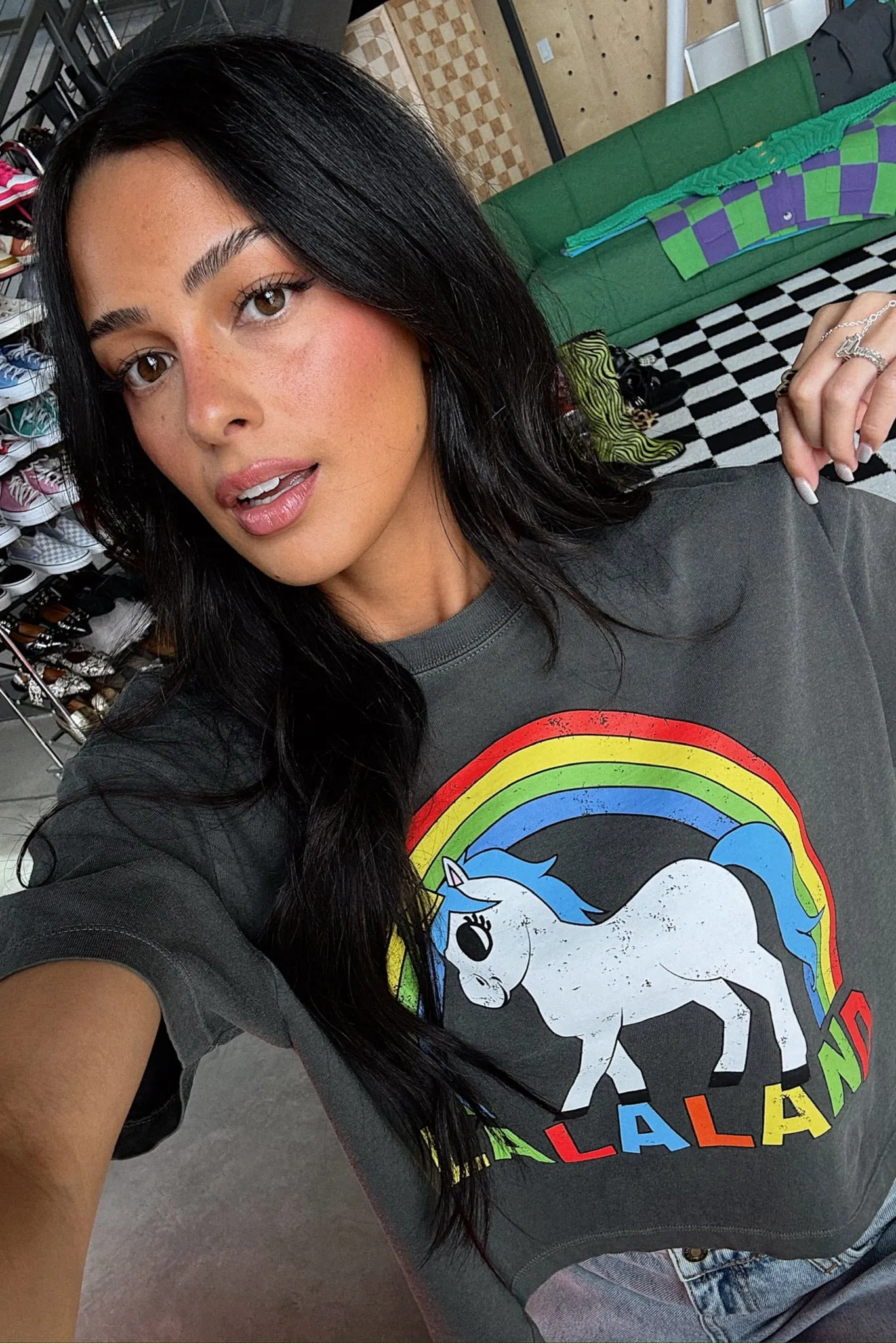 Greetings From Lalaland Unicorn Boxy Tee sold by Dressed In Lala product image thumbnail 2