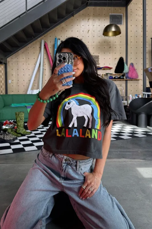 Greetings From Lalaland Unicorn Boxy Tee sold by Dressed In Lala