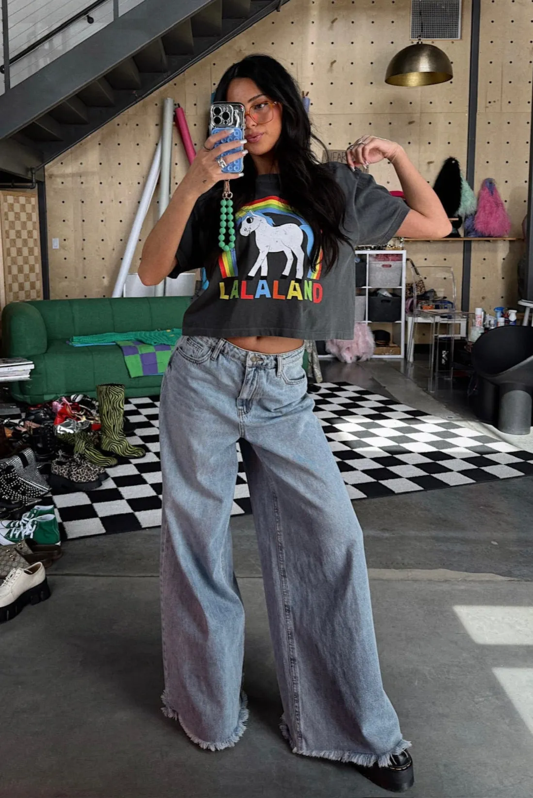 Greetings From Lalaland Unicorn Boxy Tee sold by Dressed In Lala product image thumbnail 5