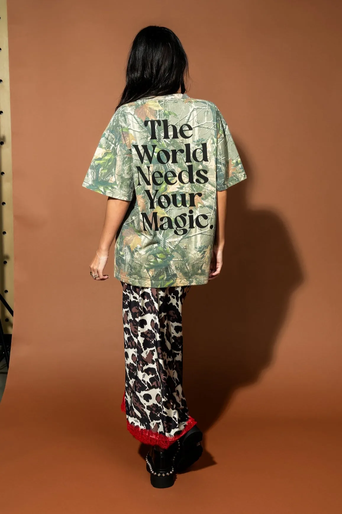 The World Needs Your Magic Real Tree Camo Tee sold by Dressed In Lala product image thumbnail 2