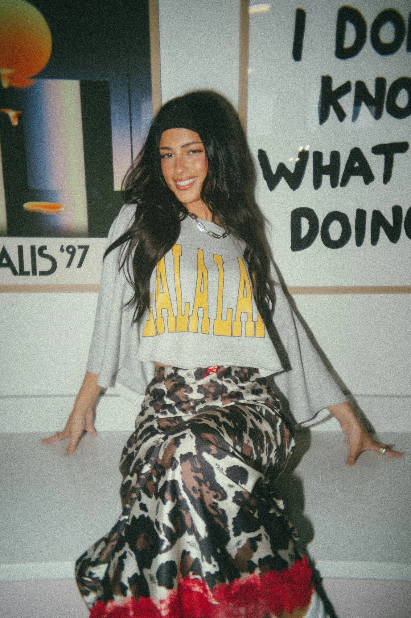 Your Dad's Vintage Sweatshirt (But Better) in Heather Lalaland *RESTOCKED* sold by Dressed In Lala product image thumbnail 3