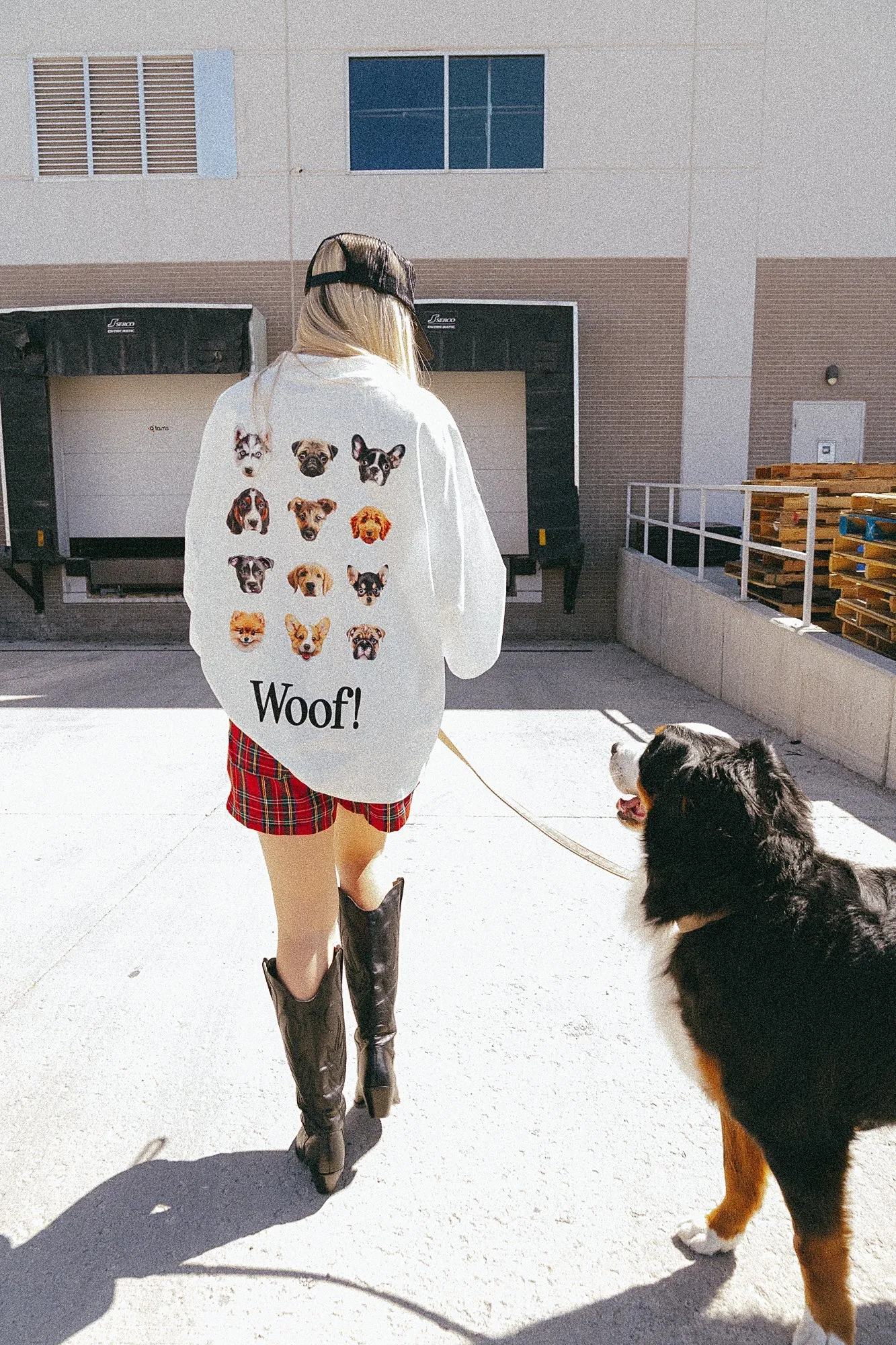 I Love Dogs Heavyweight Cotton Dream Tee sold by Dressed In Lala product image thumbnail 2