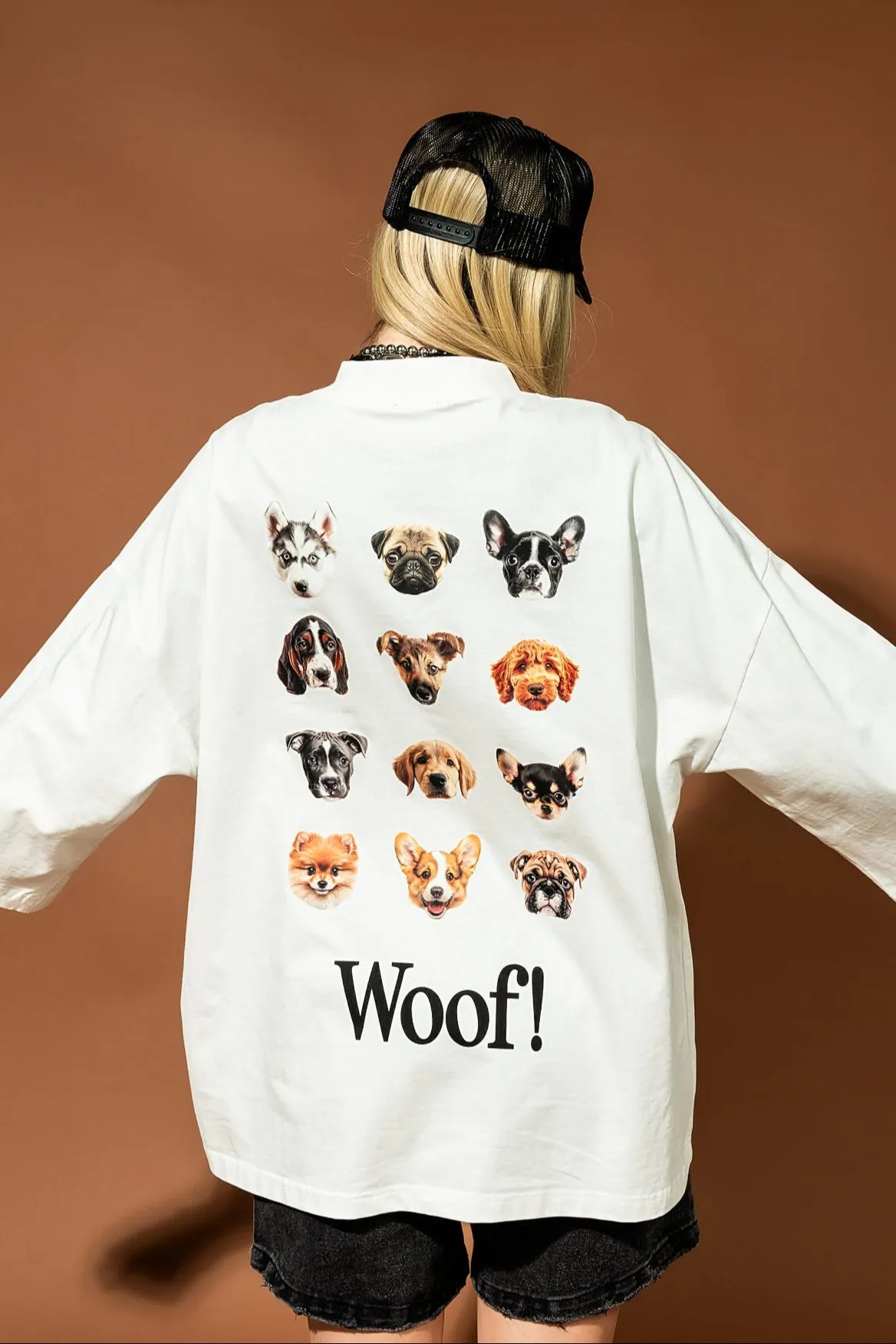 I Love Dogs Heavyweight Cotton Dream Tee sold by Dressed In Lala product image thumbnail 4