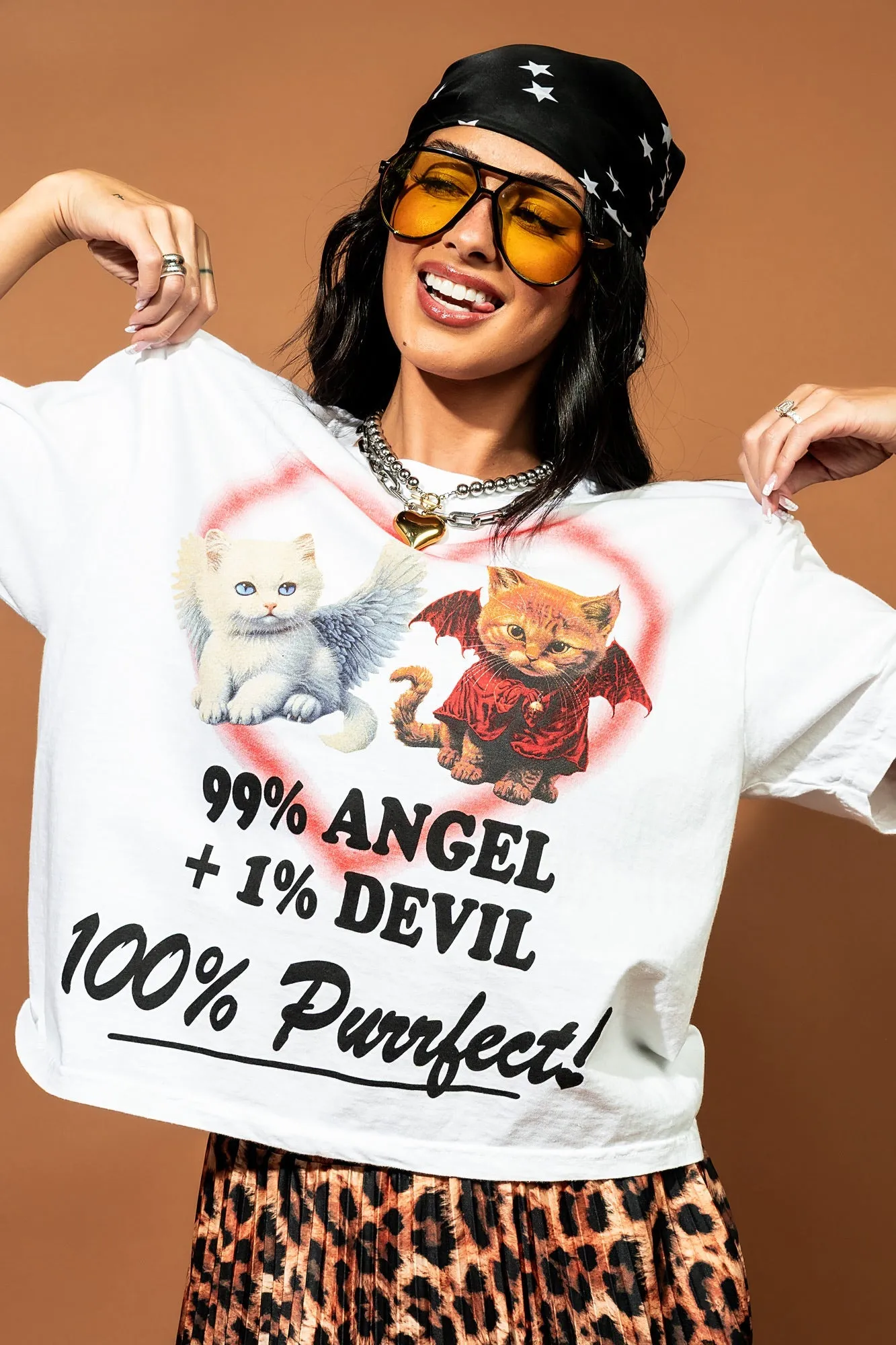100% Purrfect Boxy Tee sold by Dressed In Lala product image thumbnail 4