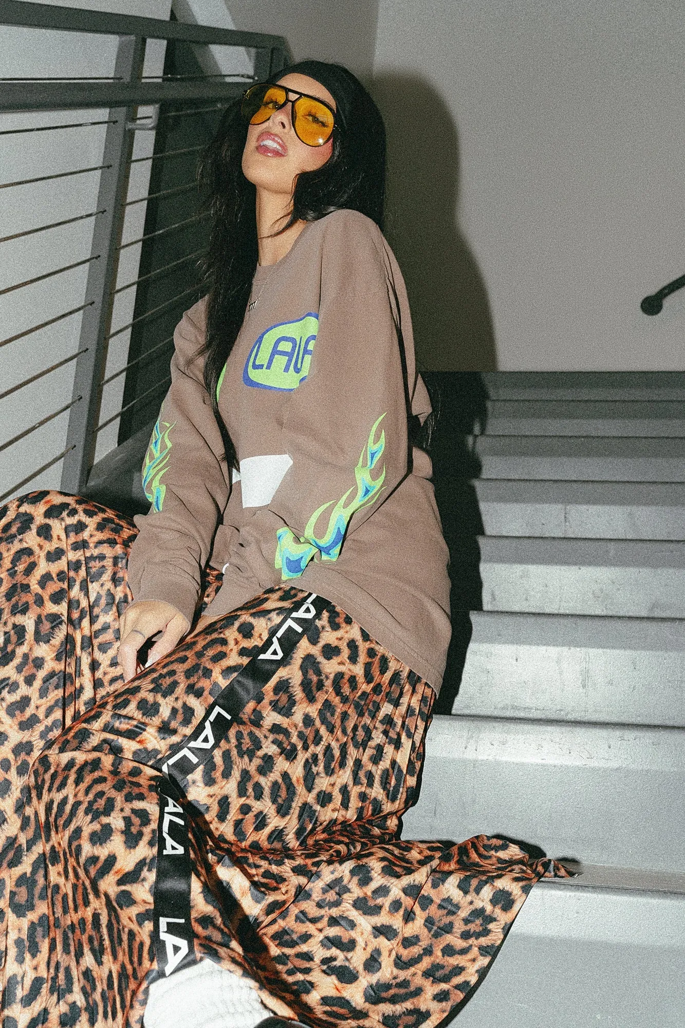 Karma's Got Your Back Oversized Long Sleeve Tee sold by Dressed In Lala product image thumbnail 5