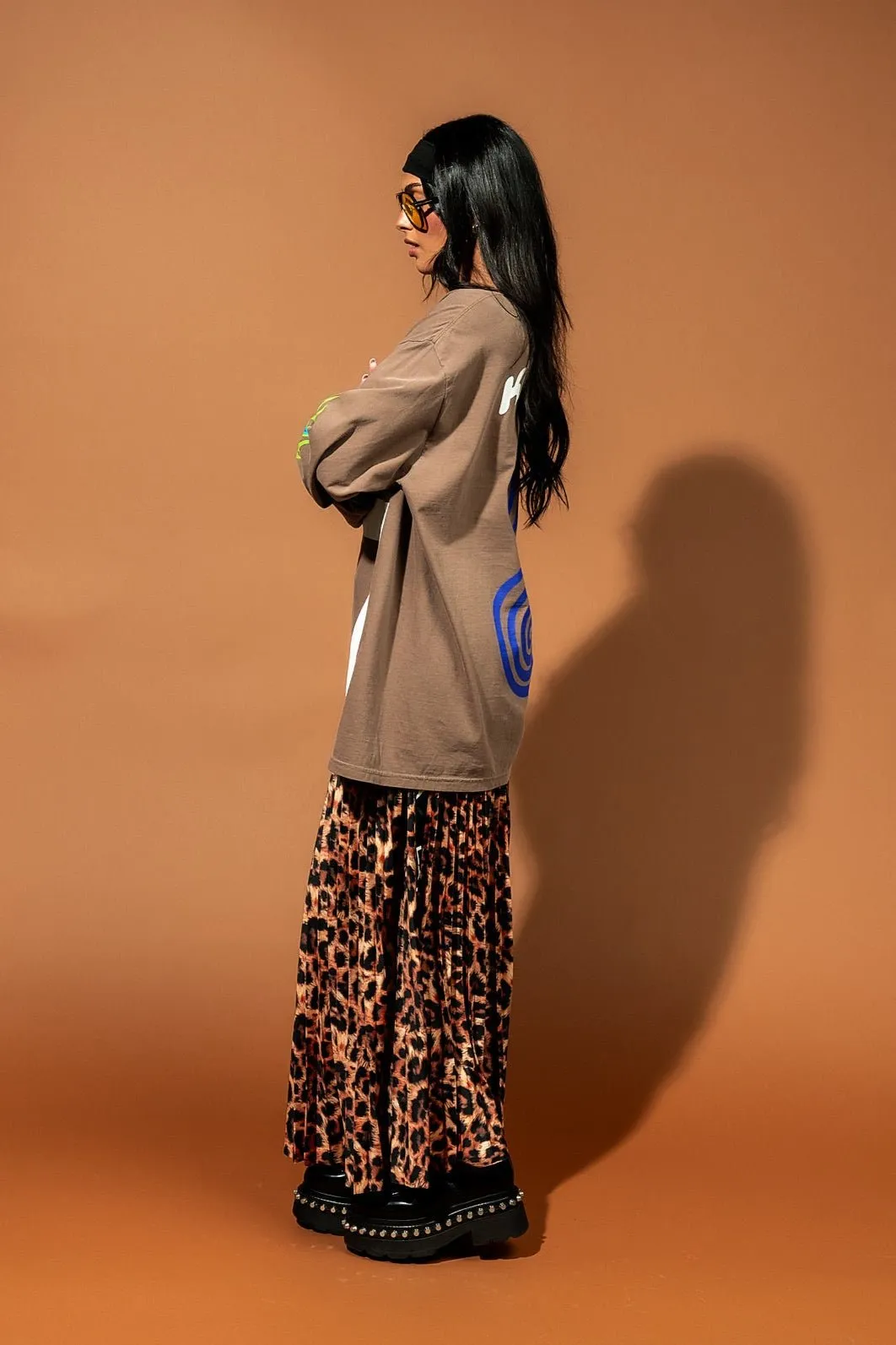 Karma's Got Your Back Oversized Long Sleeve Tee sold by Dressed In Lala product image thumbnail 3