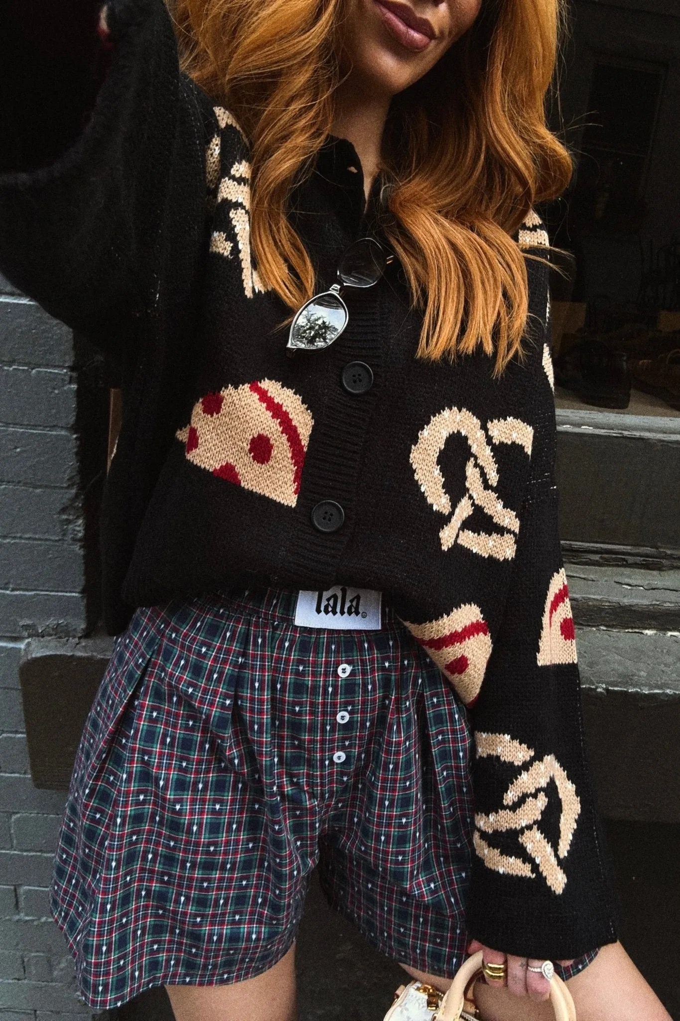 Lots of Love Plaid Pleated Boxer Shorts sold by Dressed In Lala