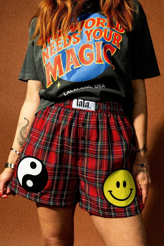 Down Bad Plaid Icon Boxer Shorts sold by Dressed In Lala
