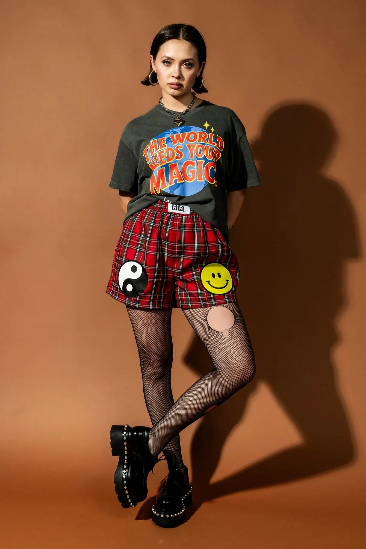 The World Needs Your Magic Retro Remix Boxy Tee *RESTOCKED* sold by Dressed In Lala product image thumbnail 3