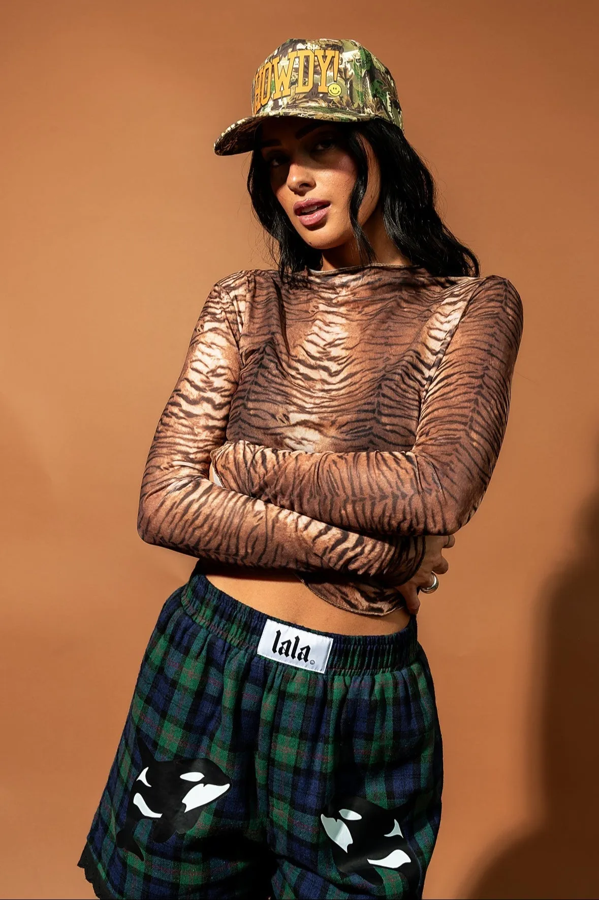 Mesh Top in Go Get 'Em Tiger sold by Dressed In Lala product image thumbnail 3