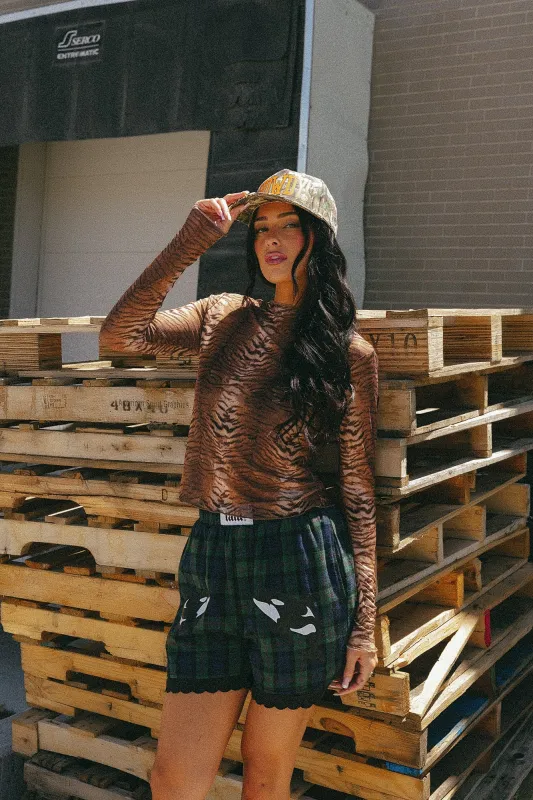 Mesh Top in Go Get 'Em Tiger sold by Dressed In Lala