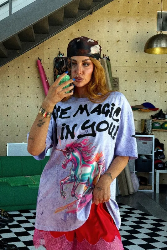 The Magic Is In You Oversized Tie Dye Tee *RESTOCKED* sold by Dressed In Lala
