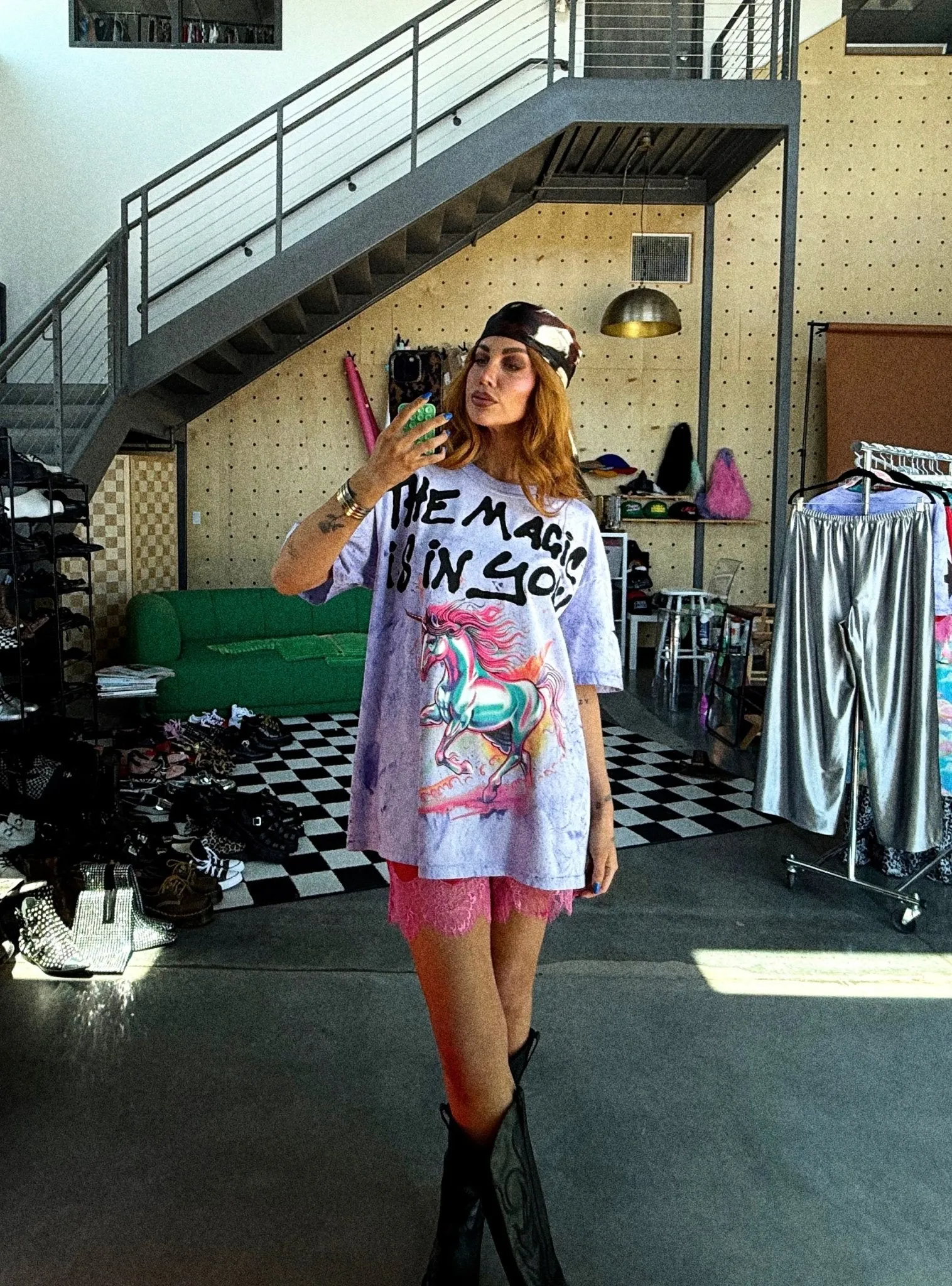 The Magic Is In You Oversized Tie Dye Tee *RESTOCKED* sold by Dressed In Lala product image thumbnail 4