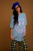 The World Needs Your Magic Oversized Tee in Stone Grey sold by Dressed In Lala