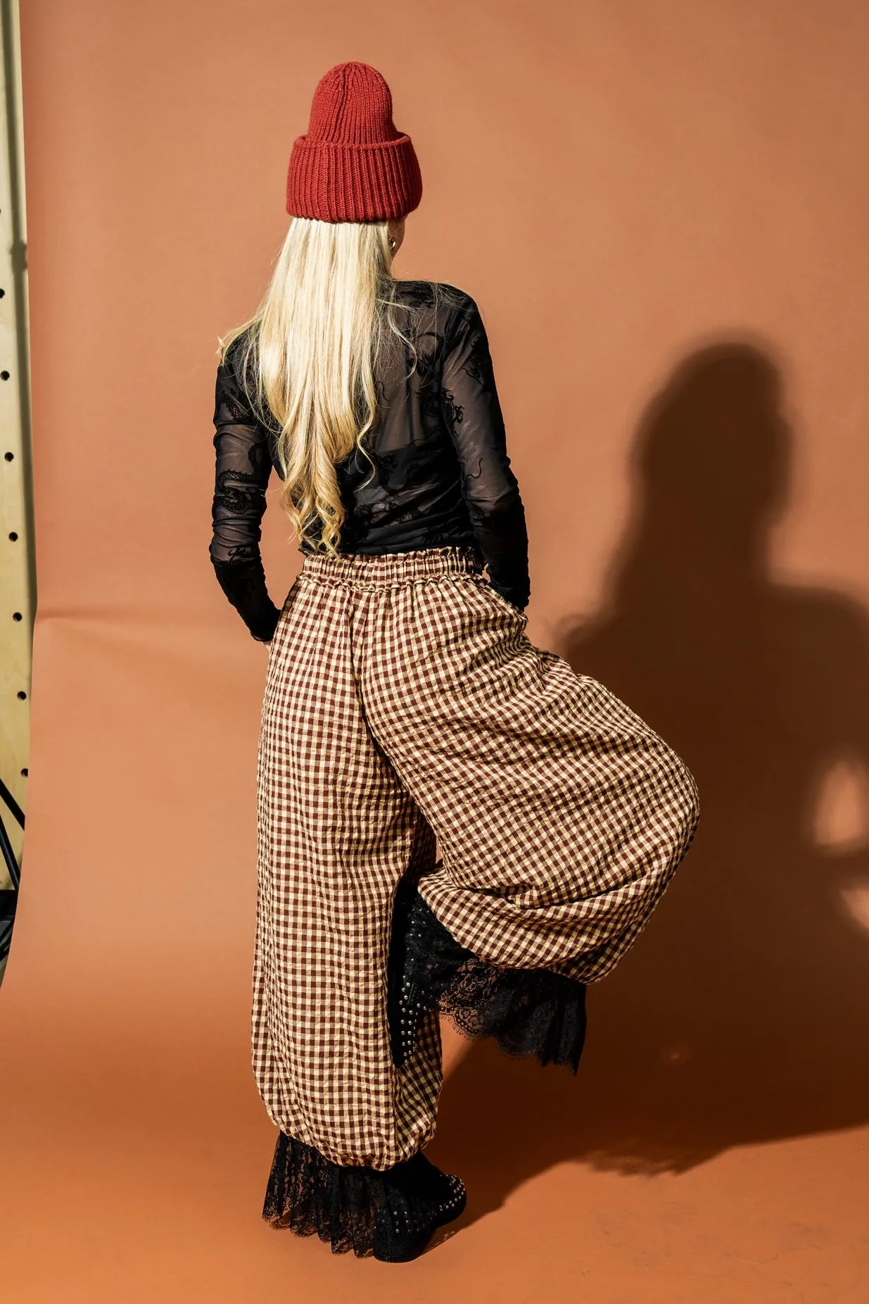 All For Fun Seersucker Bloomer Pants in October Gingham sold by Dressed In Lala product image thumbnail 5