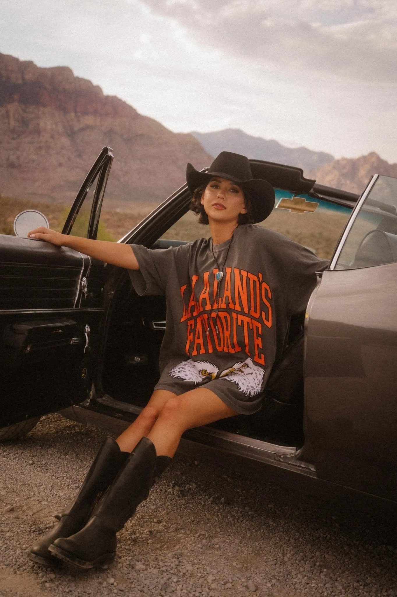 Lalaland's Favorite Oversized Tee *RESTOCKED* sold by Dressed In Lala product image thumbnail 5