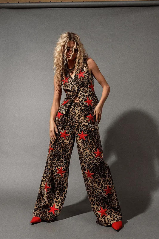 Star Girl Rising Denim Trousers sold by Dressed In Lala