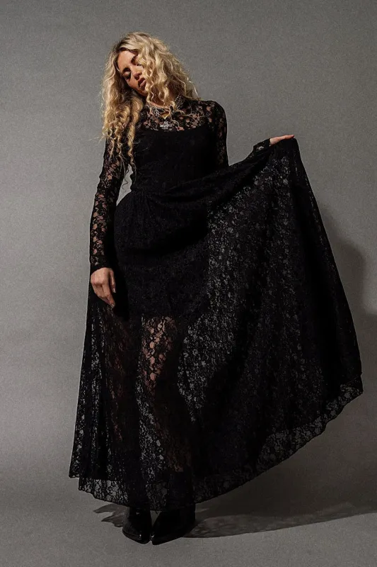 Spellbound Lace Maxi Dress *RESTOCKED* sold by Dressed In Lala