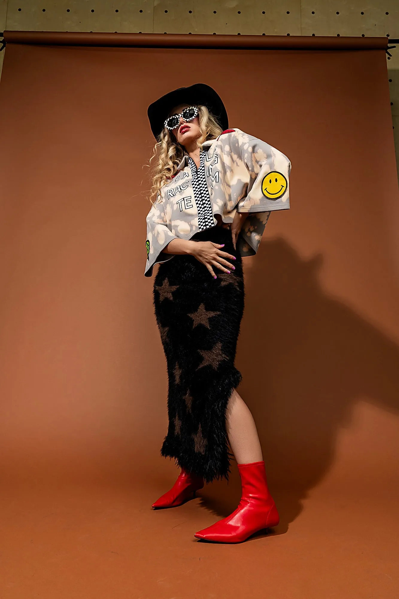 Written in the Stars Fuzzy Fringe Skirt *SHIPS 9/29* sold by Dressed In Lala product image thumbnail 4