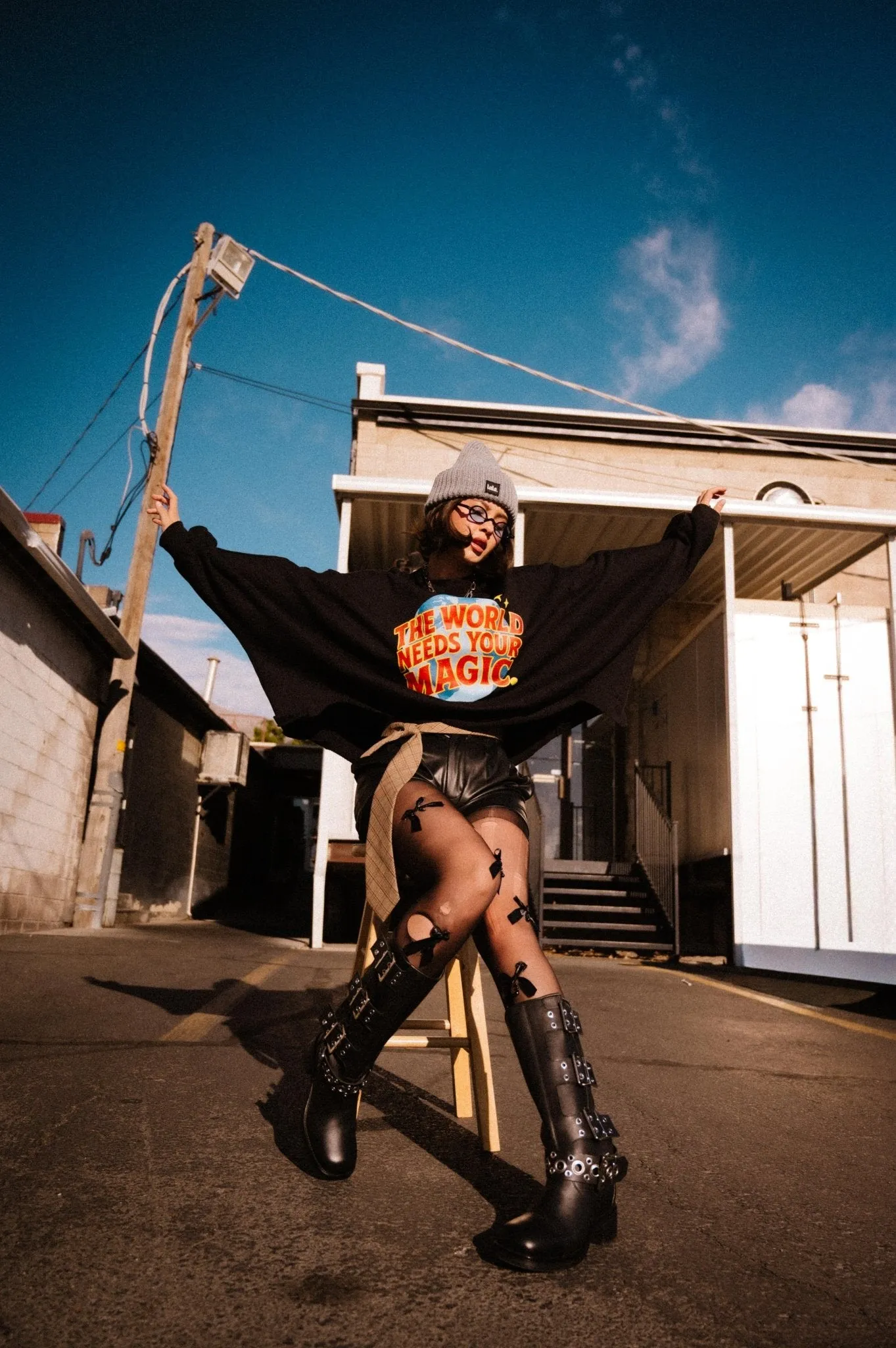 TWNYM Remix Boxy Pullover sold by Dressed In Lala product image thumbnail 3