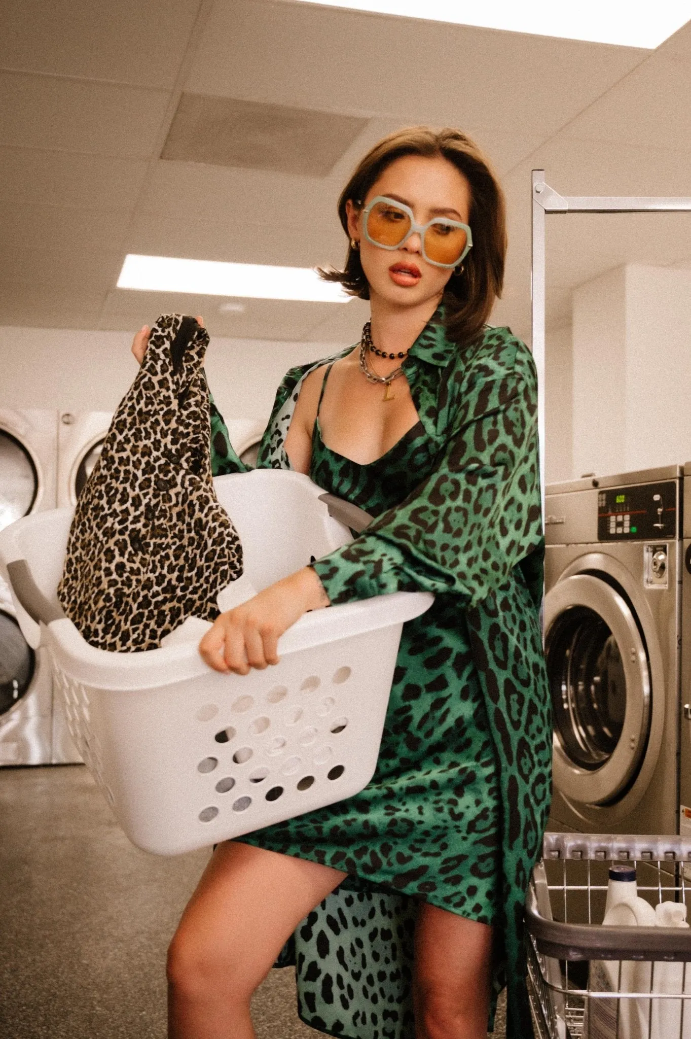 Emerald City Satin Dress + Duster Set sold by Dressed In Lala product image thumbnail 4