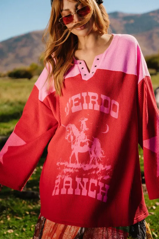 Weirdo Ranch Waffle Knit Hockey Jersey sold by Dressed In Lala