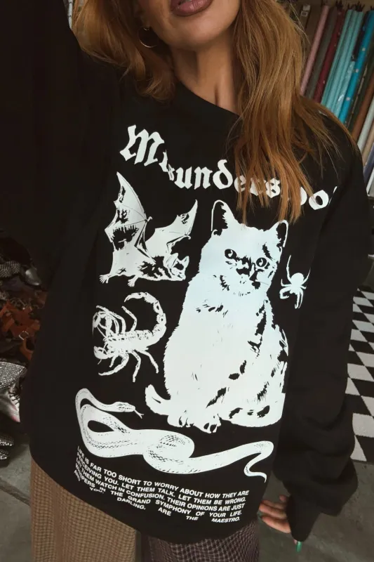 Simply Misunderstood Oversized Pullover sold by Dressed In Lala