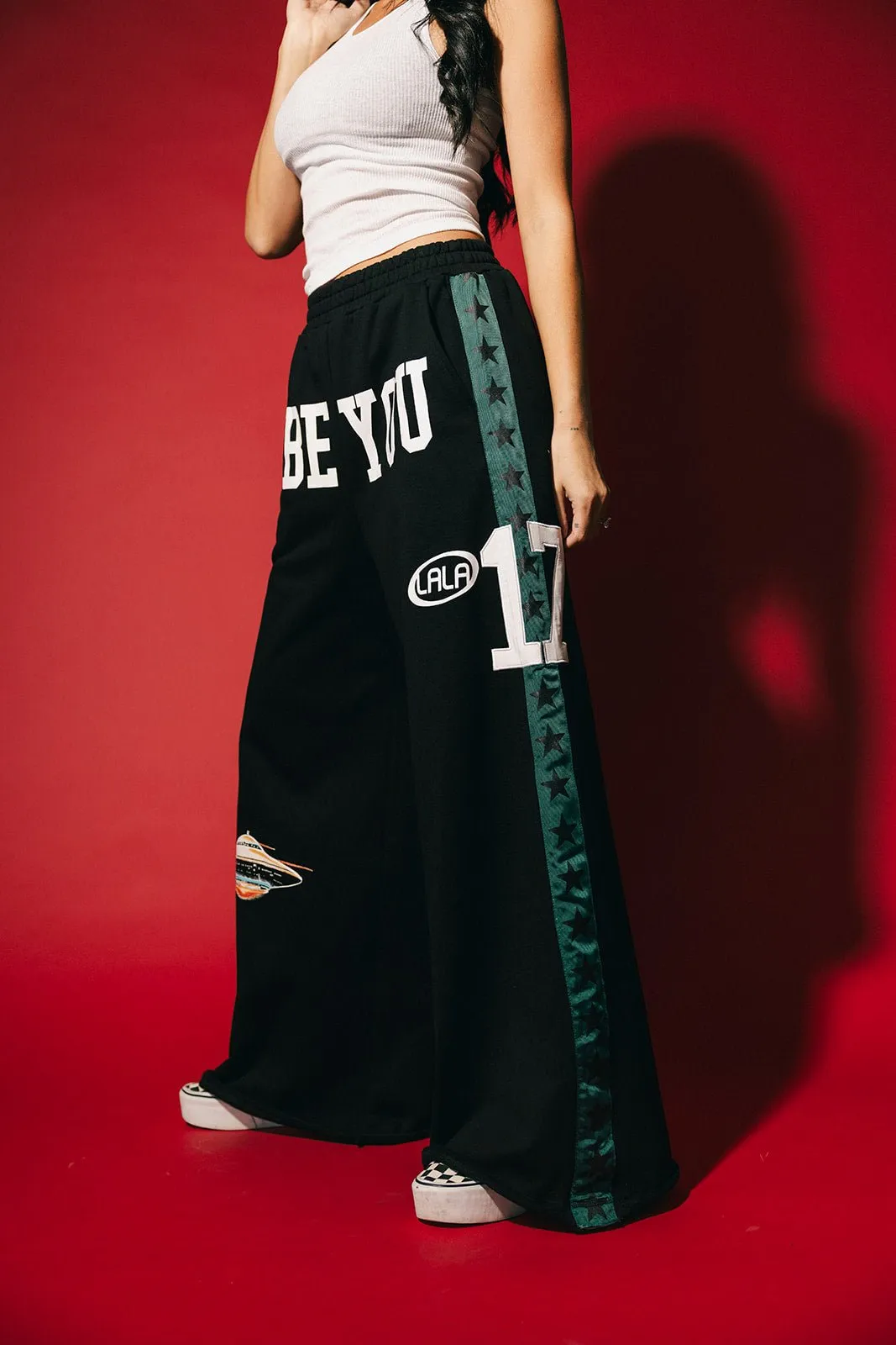 Be You (Or Else) Wide Leg Sweatpants sold by Dressed In Lala product image thumbnail 5