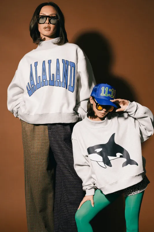 Whale Yeah Reversible Boxy Pullover sold by Dressed In Lala