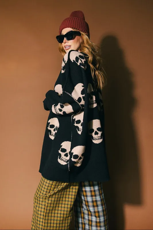 Bad To The Bone Oversized Sweater sold by Dressed In Lala