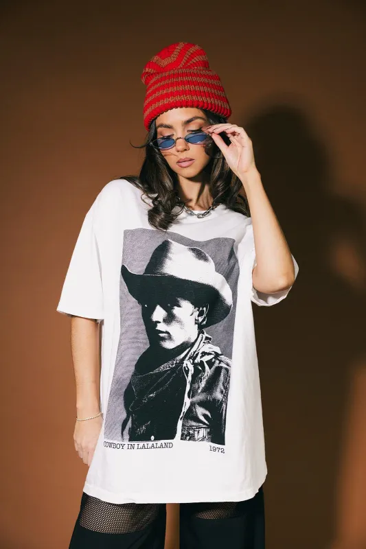 1972 Cowboy Oversized Tee sold by Dressed In Lala