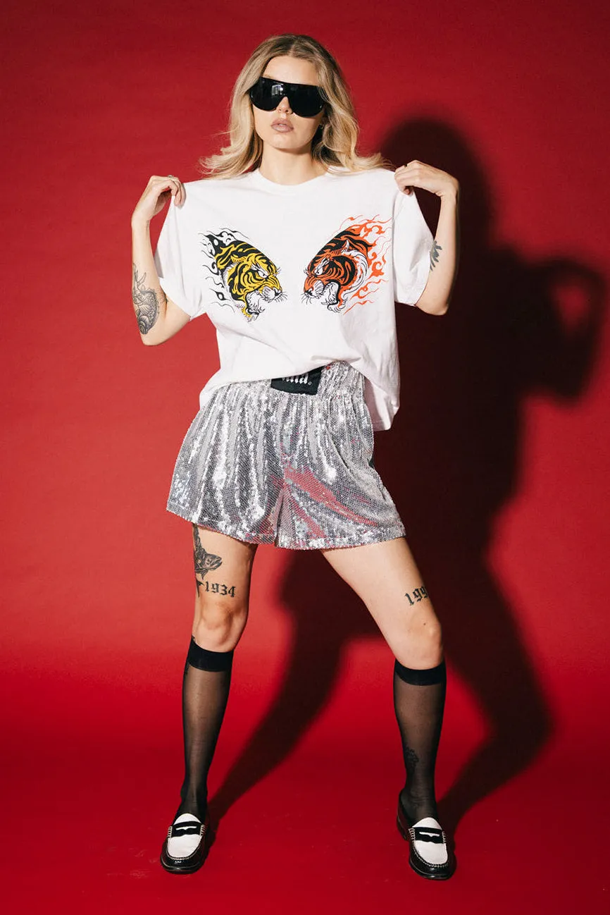 Tiger Twins Boxy Tee sold by Dressed In Lala product image thumbnail 3