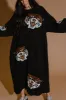 Literally Limitless Oversized Knit Dress in Tigress sold by Dressed In Lala