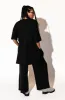 Leveled Up Ribbed Playsuit in Black sold by Dressed In Lala
