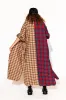 Grunge Goddess Flannel Dress/Duster in Red + Tan sold by Dressed In Lala