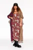 Grunge Goddess Flannel Dress/Duster in Red + Tan sold by Dressed In Lala