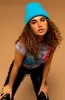 Grunge Chic Beanie in Electric Blue sold by Dressed In Lala