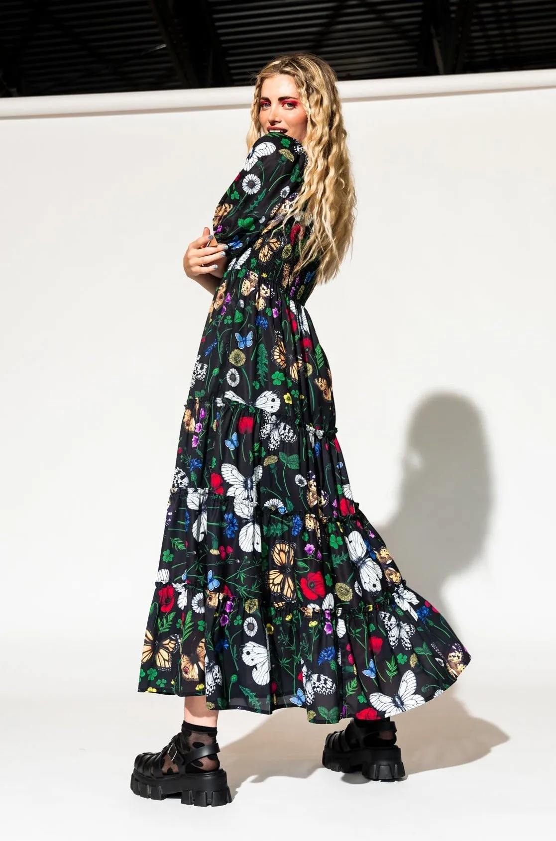 Folklore Fairy Smocked Dress sold by Dressed In Lala product image thumbnail 3