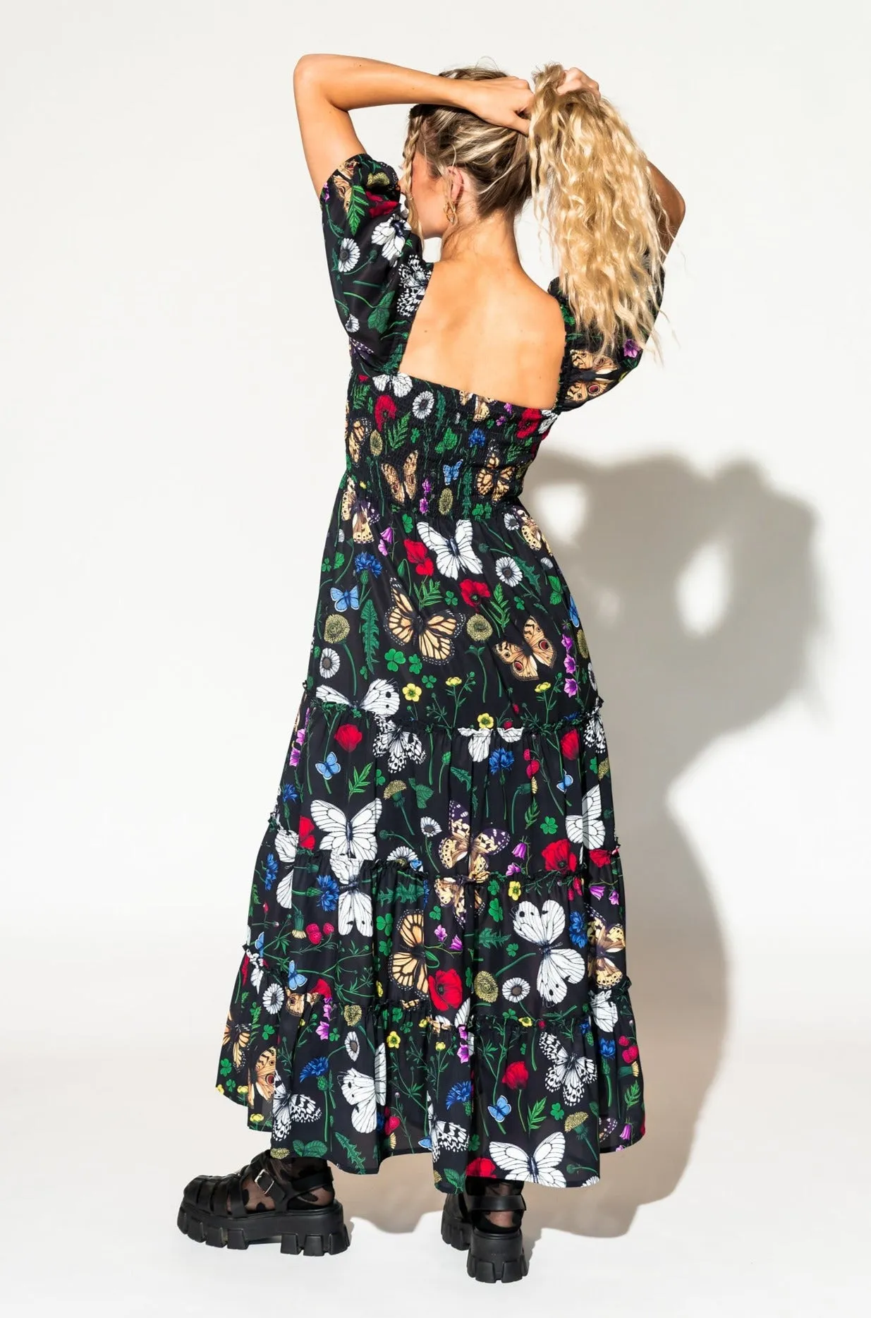 Folklore Fairy Smocked Dress sold by Dressed In Lala product image thumbnail 5