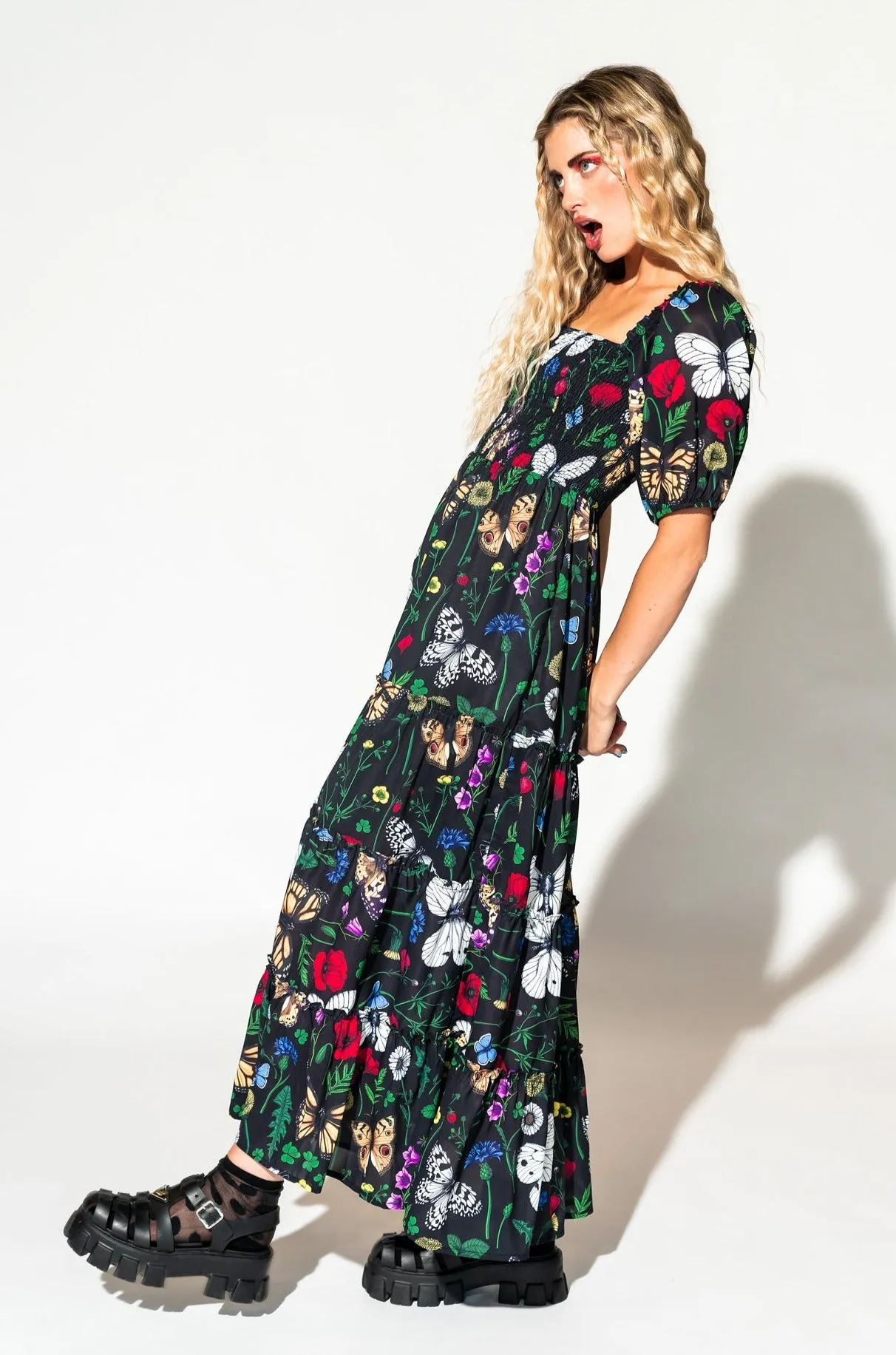 Folklore Fairy Smocked Dress sold by Dressed In Lala product image thumbnail 4