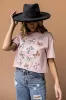 Stella Stiff Brim Hat in Charcoal sold by Dressed In Lala